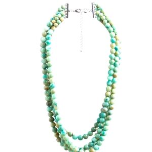 Derrick beaded layered necklace